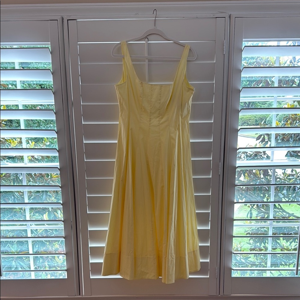STAUD butter Yellow Dress NWT